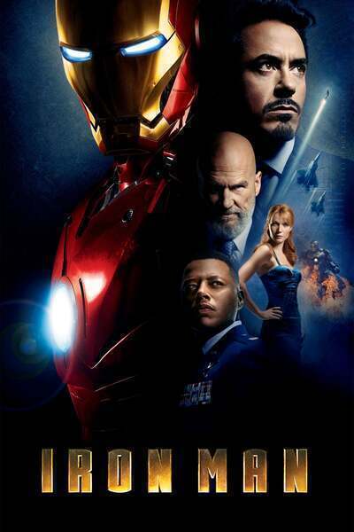 Iron Man Hindi Dubbed Movie Poster (2008)