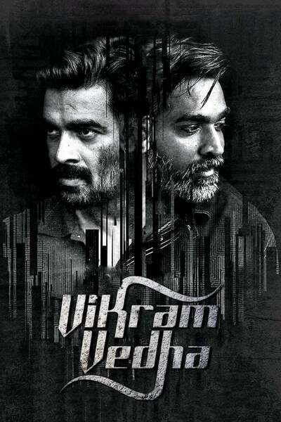 Vikram Vedha Hindi Dubbed Movie Poster (2017)