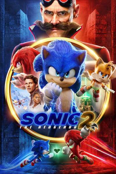 Sonic the Hedgehog 2 Hindi Dubbed Movie Poster (2022)