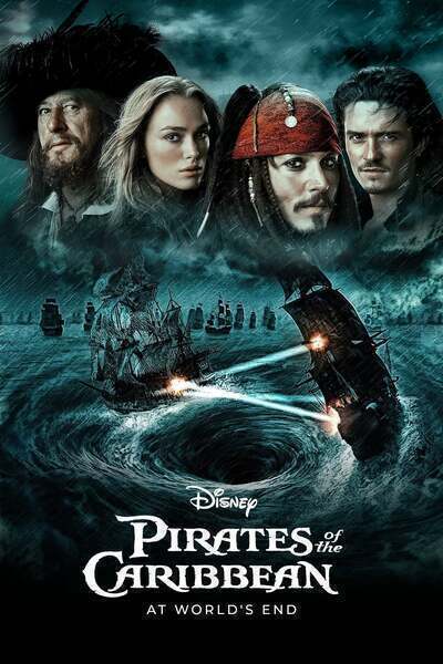 Pirates of the Caribbean: At World's End Hindi Dubbed Movie Poster (2007)