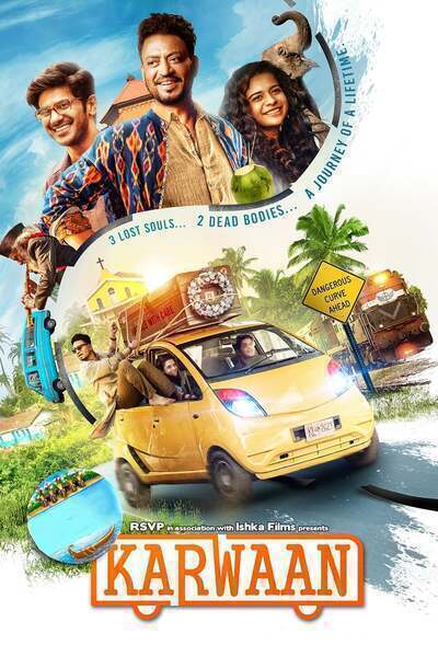 Karwaan Hindi Dubbed Movie Poster (2018)