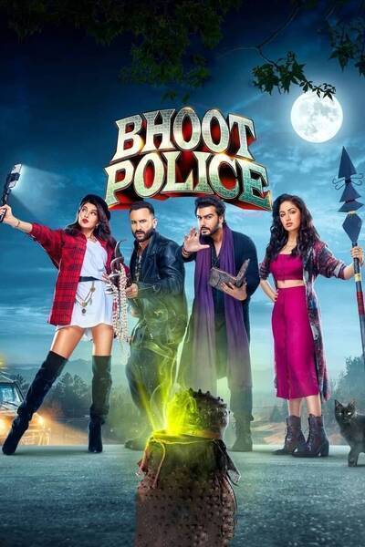 Bhoot Police Hindi Dubbed Movie Poster (2021)