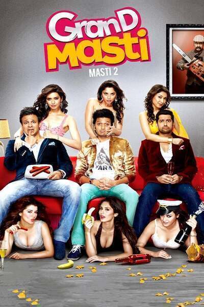 Grand Masti Hindi Dubbed Movie Poster (2013)