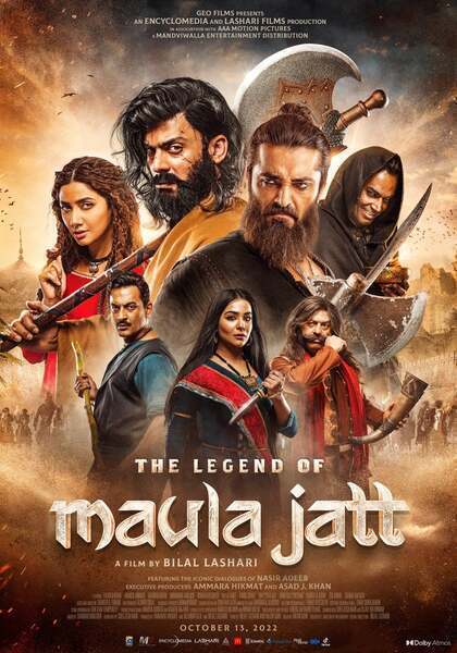 The Legend of Maula Jatt Hindi Dubbed Movie Poster (2022)