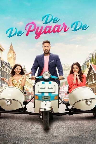 De De Pyaar De Hindi Dubbed Movie Poster (2019)