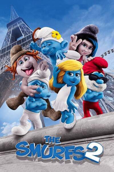 The Smurfs 2 Hindi Dubbed Movie Poster (2013)