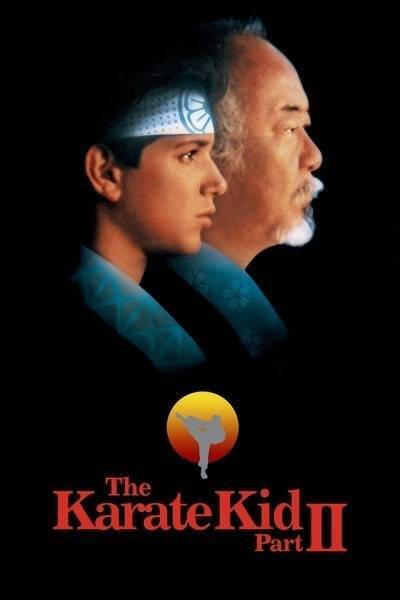 The Karate Kid Part II Hindi Dubbed Movie Poster (1986)