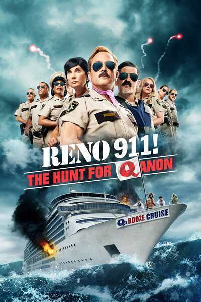 Reno 911!: The Hunt for QAnon Hindi Dubbed Movie Poster (2021)