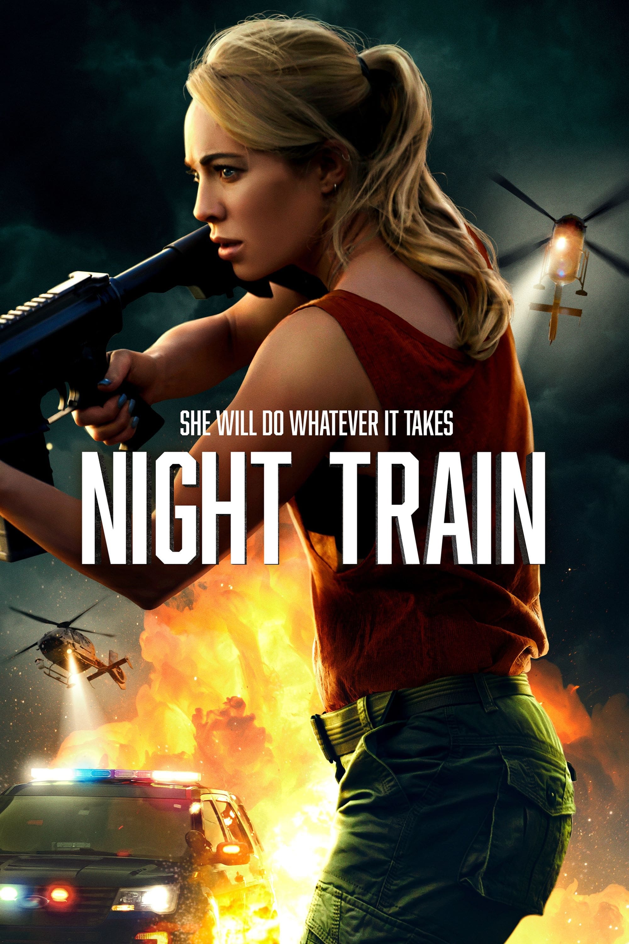 Night Train Hindi Dubbed Movie Poster (2023)