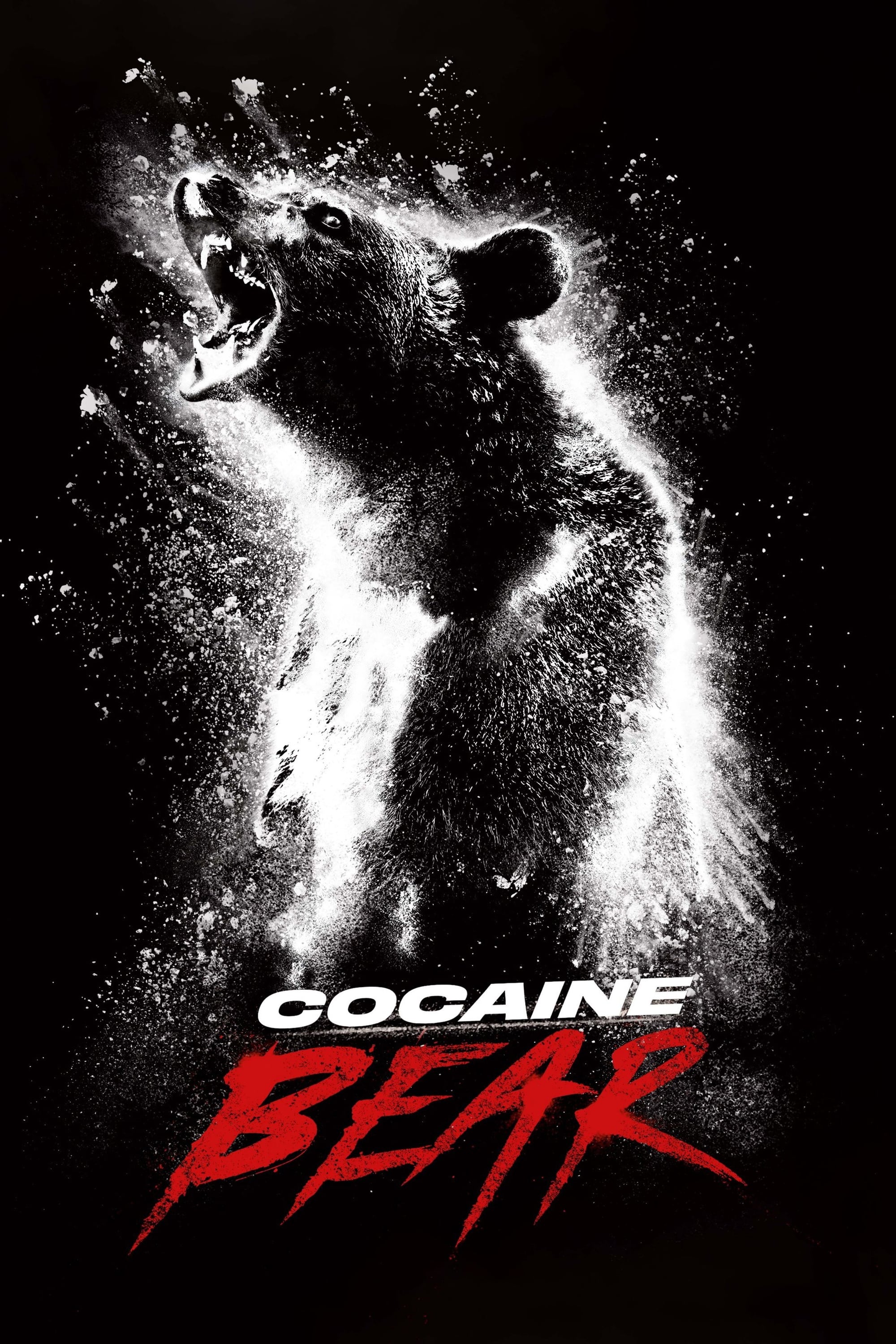 Cocaine Bear Hindi Dubbed Movie Poster (2023)