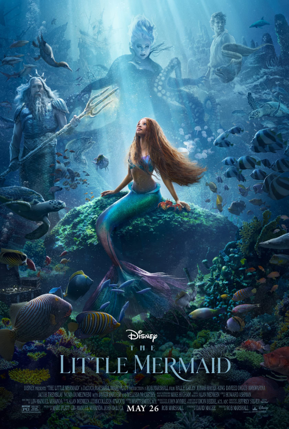 The Little Mermaid Hindi Dubbed Movie Poster (2023)