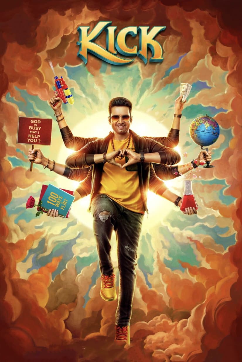 Kick Hindi Dubbed Movie Poster (2023)
