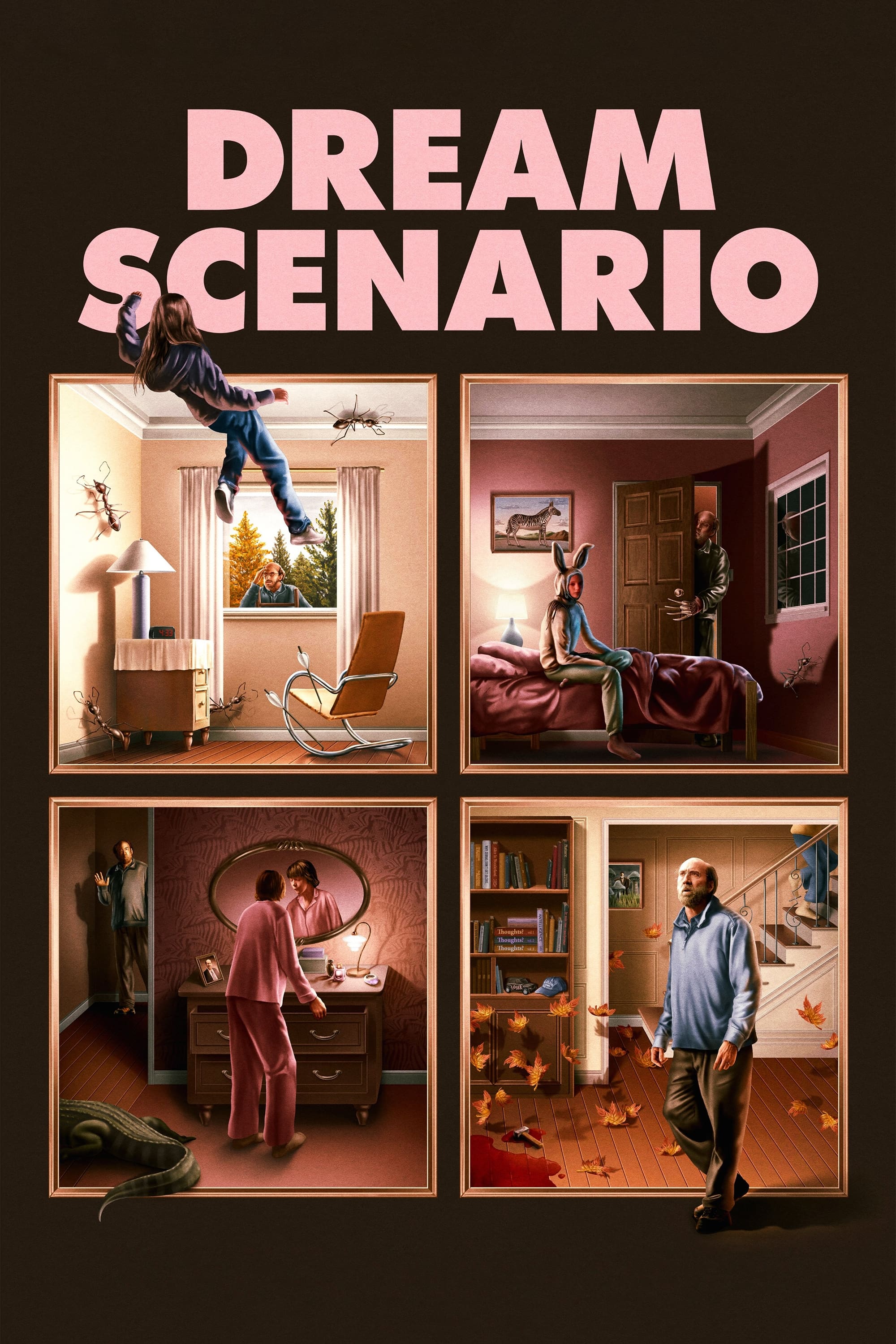 Dream Scenario Hindi Dubbed Movie Poster (2023)