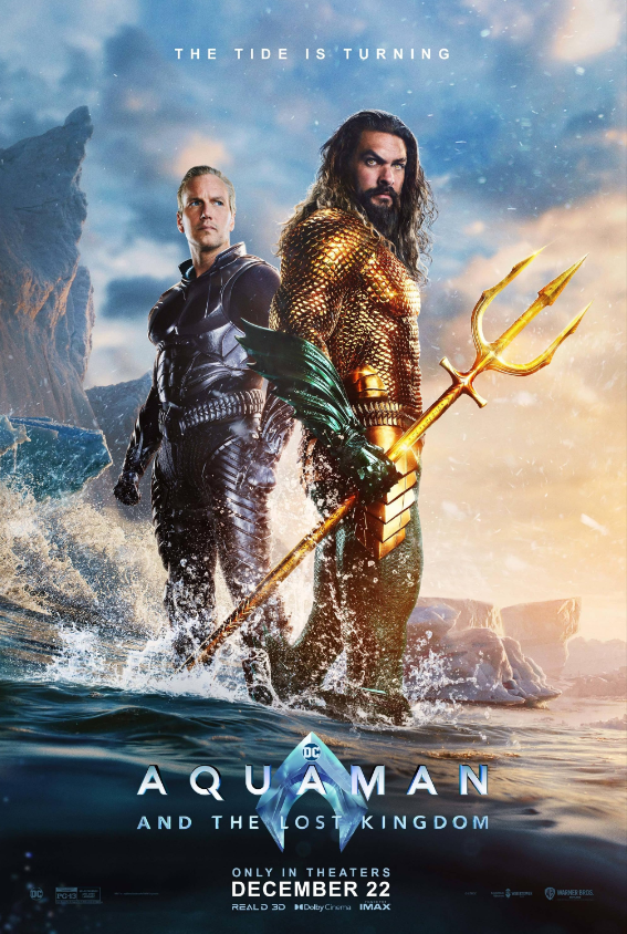 Aquaman and the Lost Kingdom Hindi Dubbed Movie Poster (2023)
