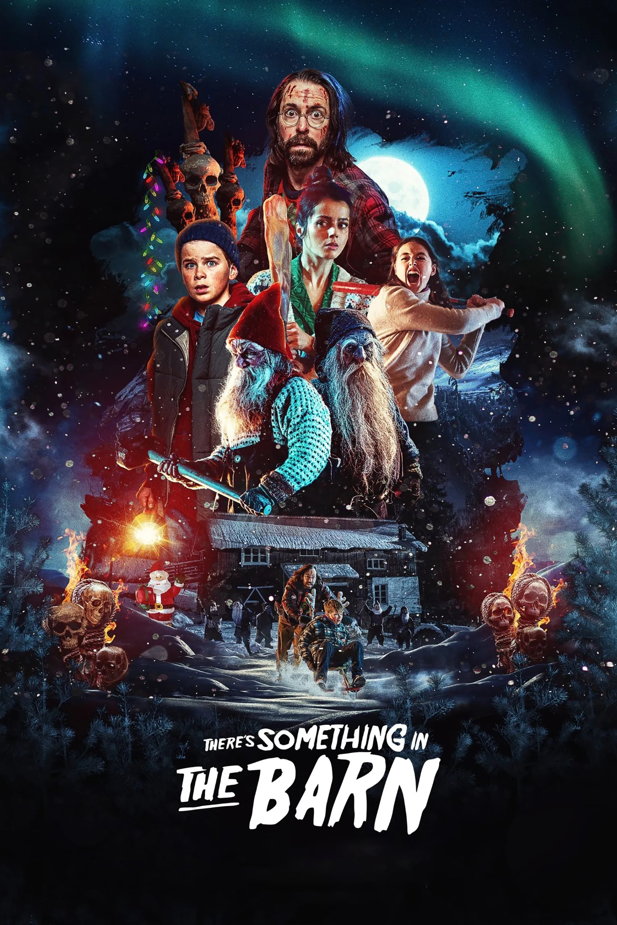 There's Something in the Barn Hindi Dubbed Movie Poster (2023)