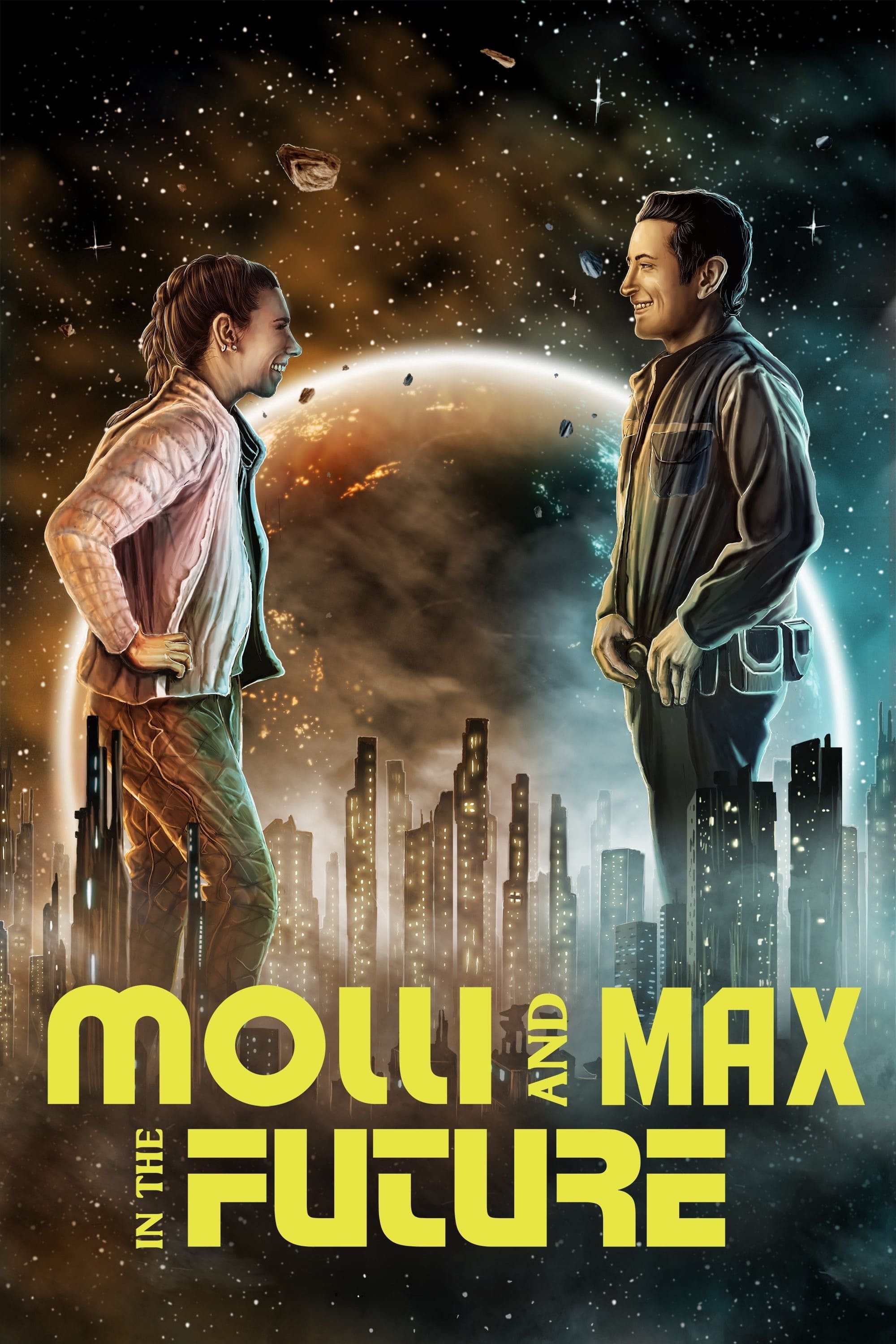 Molli and Max in the Future Hindi Dubbed Movie Poster (2024)