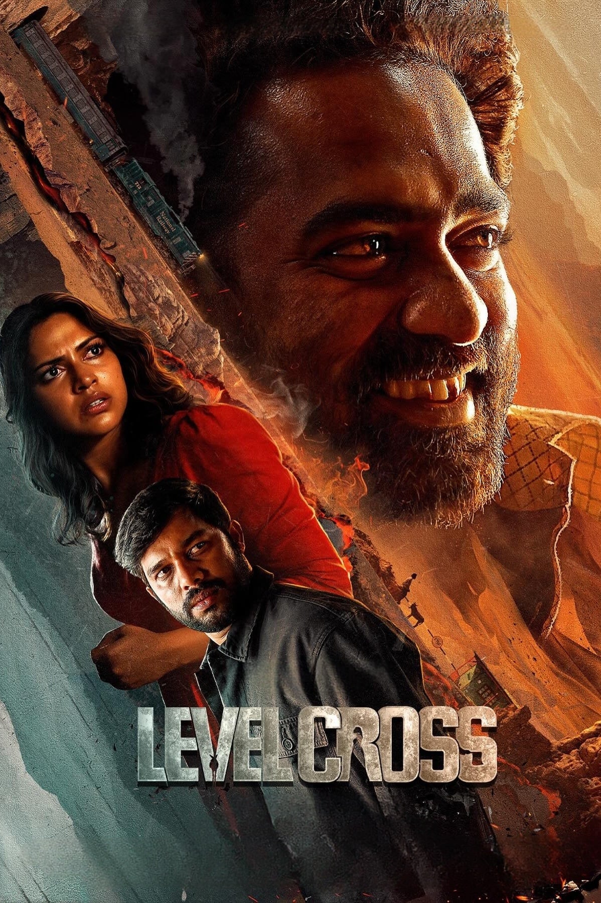 Level Cross Hindi Dubbed Movie Poster (2024)