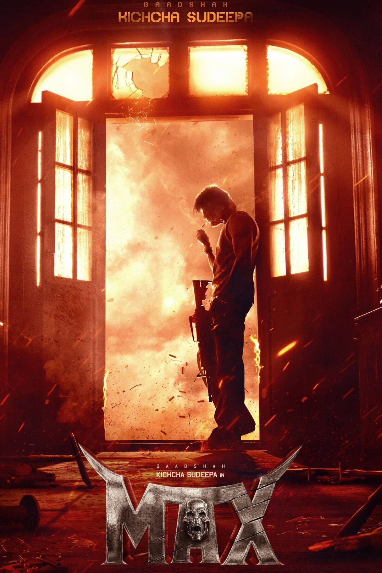 MAX Hindi Dubbed Movie Poster (2024)