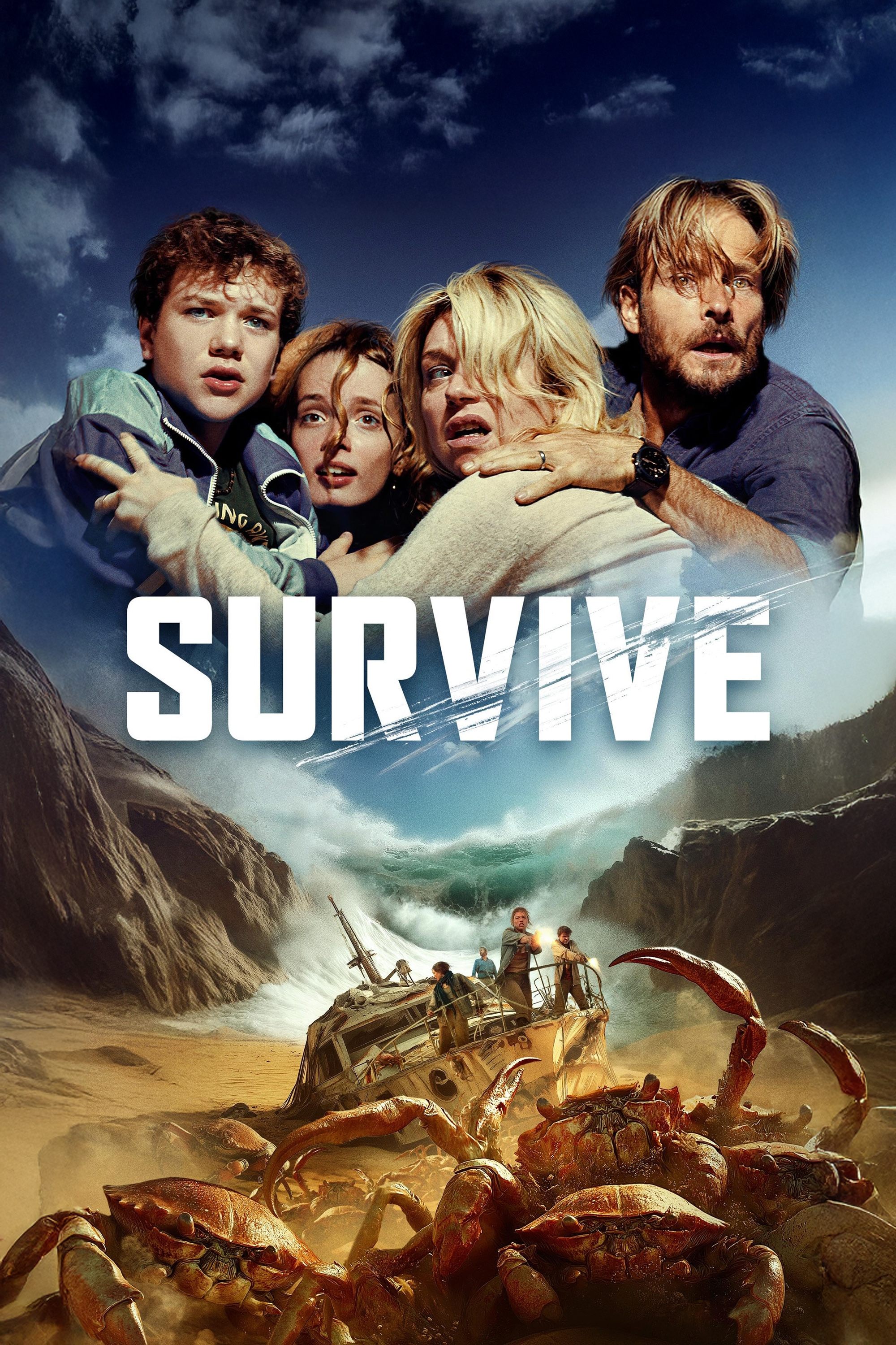 Survive Hindi Dubbed Movie Poster (2024)