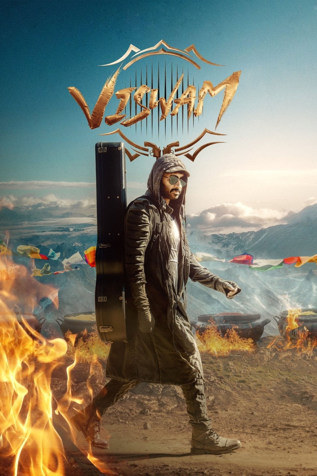 Viswam Hindi Dubbed Movie Poster (2024)