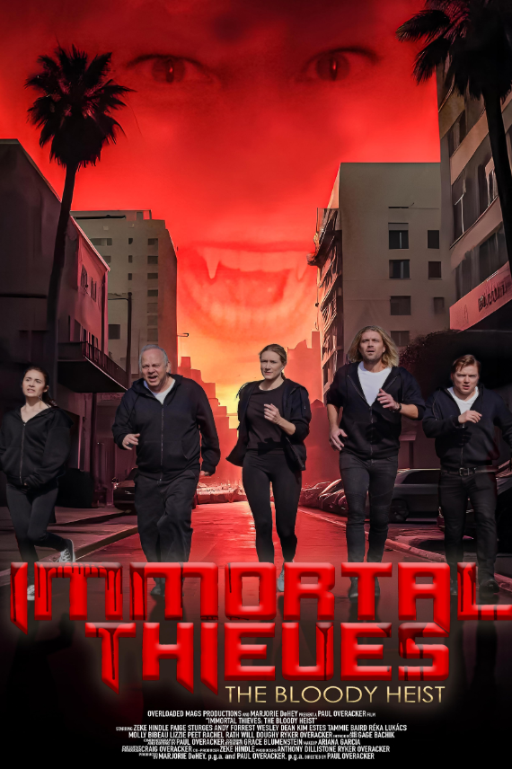Immortal Thieves: The Bloody Heist Hindi Dubbed Movie Poster (2024)