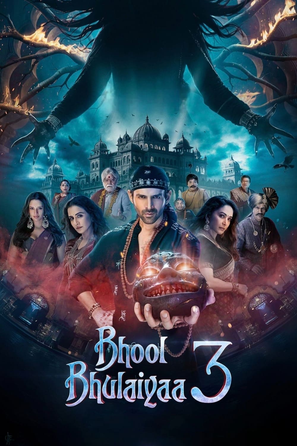 Bhool Bhulaiyaa 3 Hindi Dubbed Movie Poster (2024)