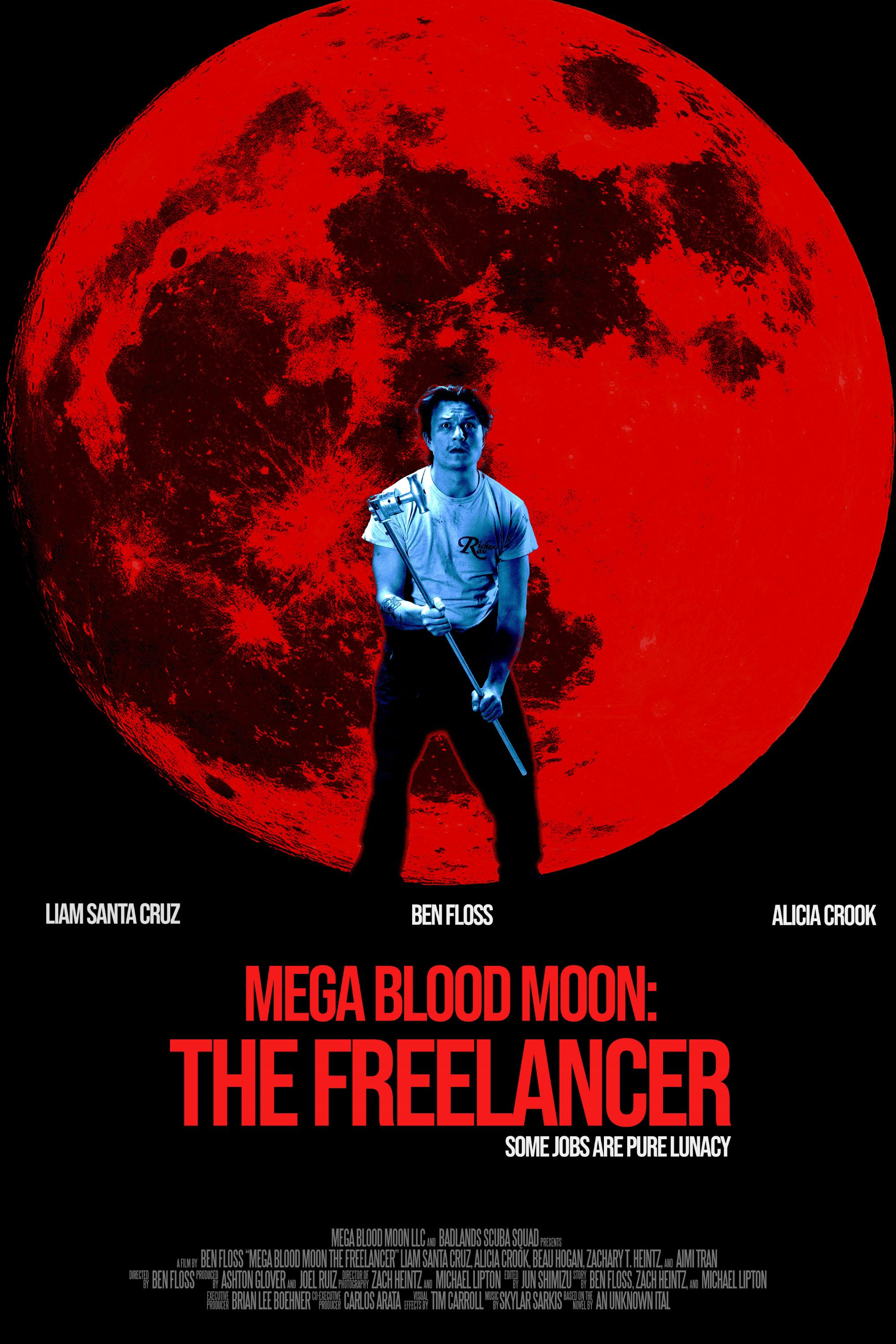 Mega Blood Moon: The Freelancer Hindi Dubbed Movie Poster (2025)