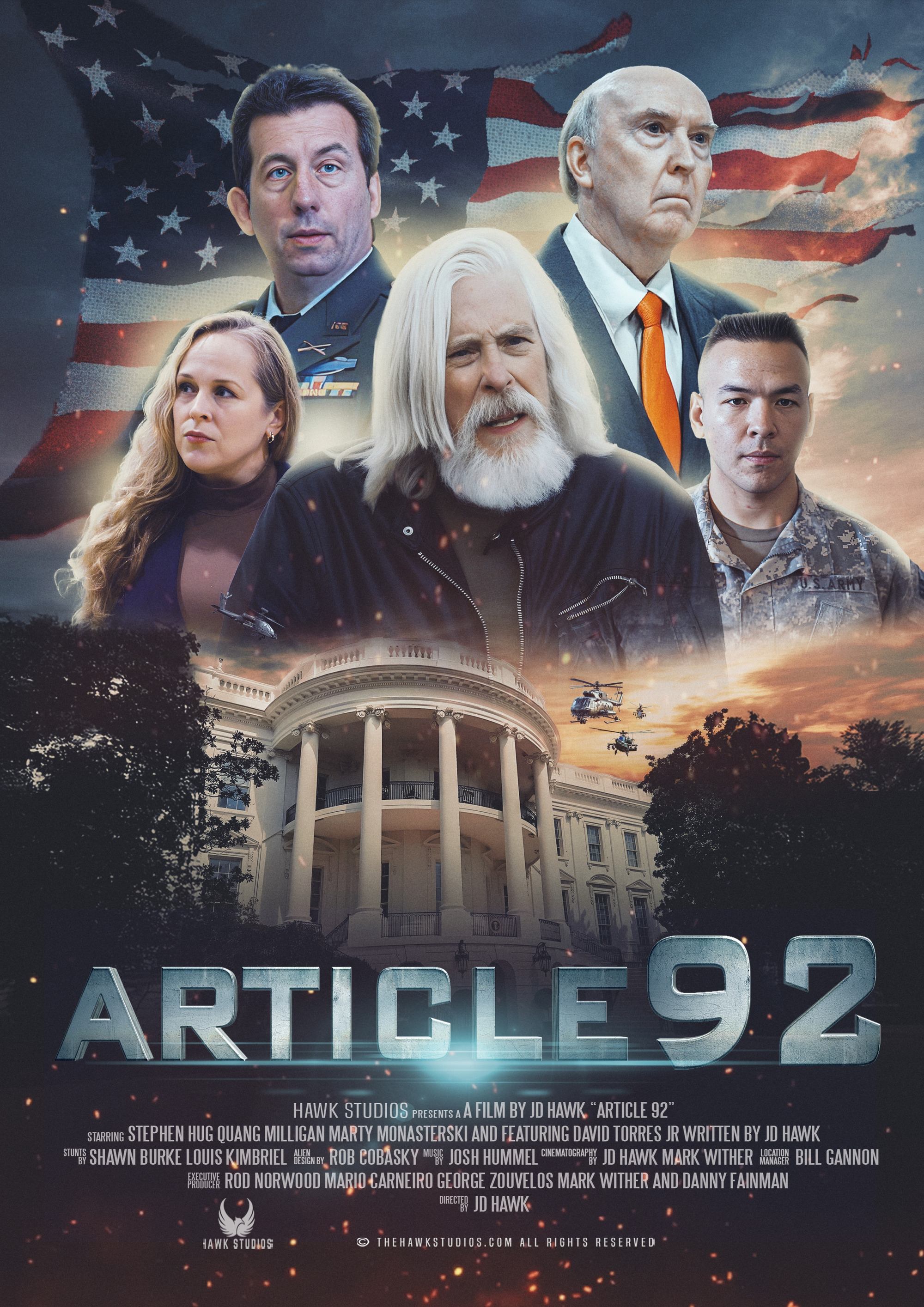 Article 92 Hindi Dubbed Movie Poster (2025)