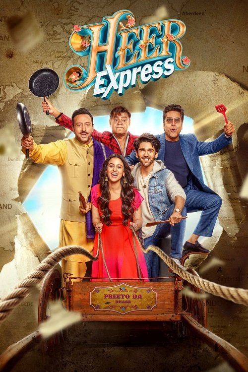 Heer Express Hindi Dubbed Movie Poster (2025)