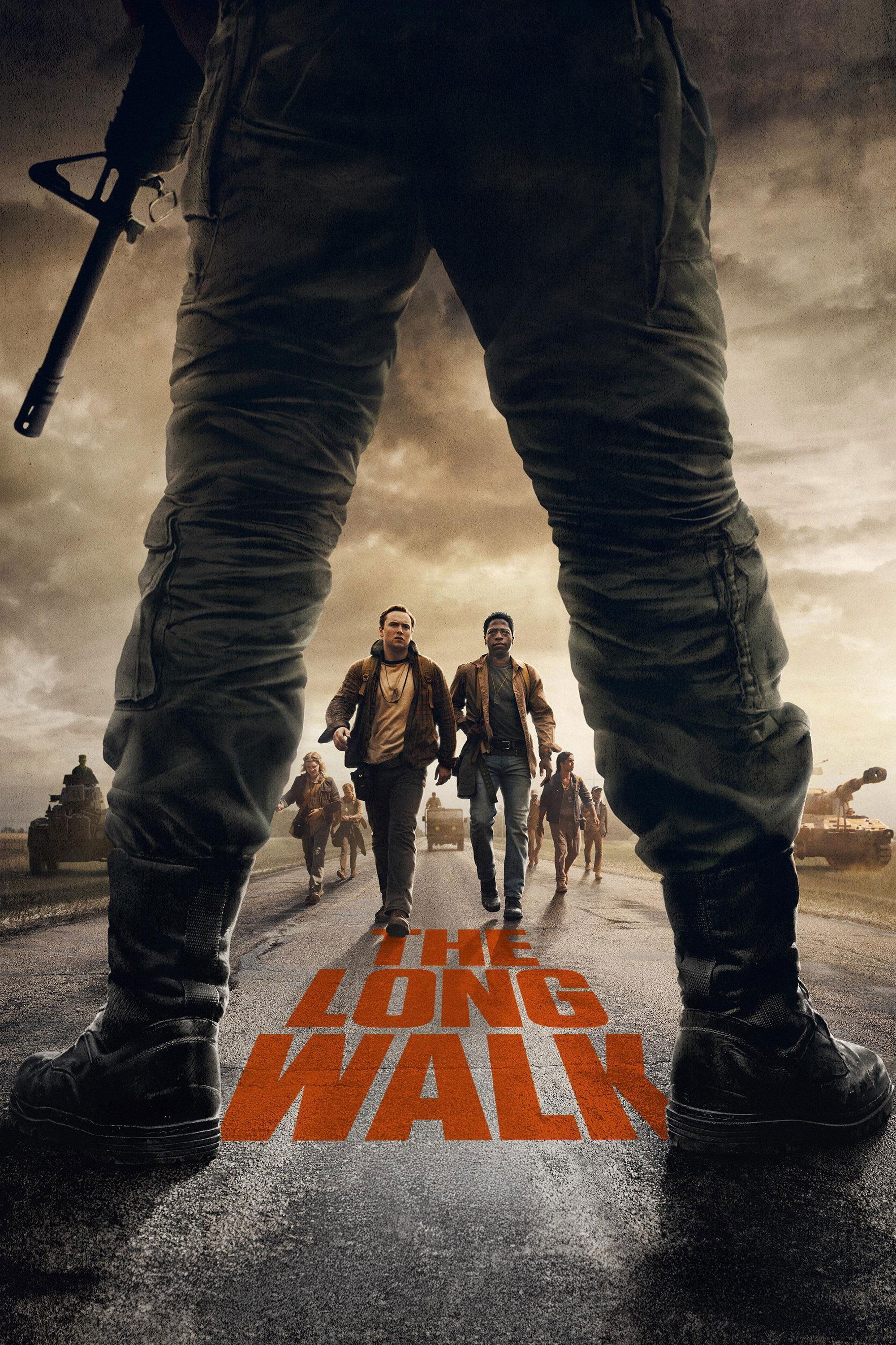The Long Walk Hindi Dubbed Movie Poster (2025)