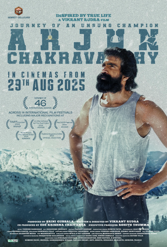 Arjun Chakravarthy Hindi Dubbed Movie Poster (2025)