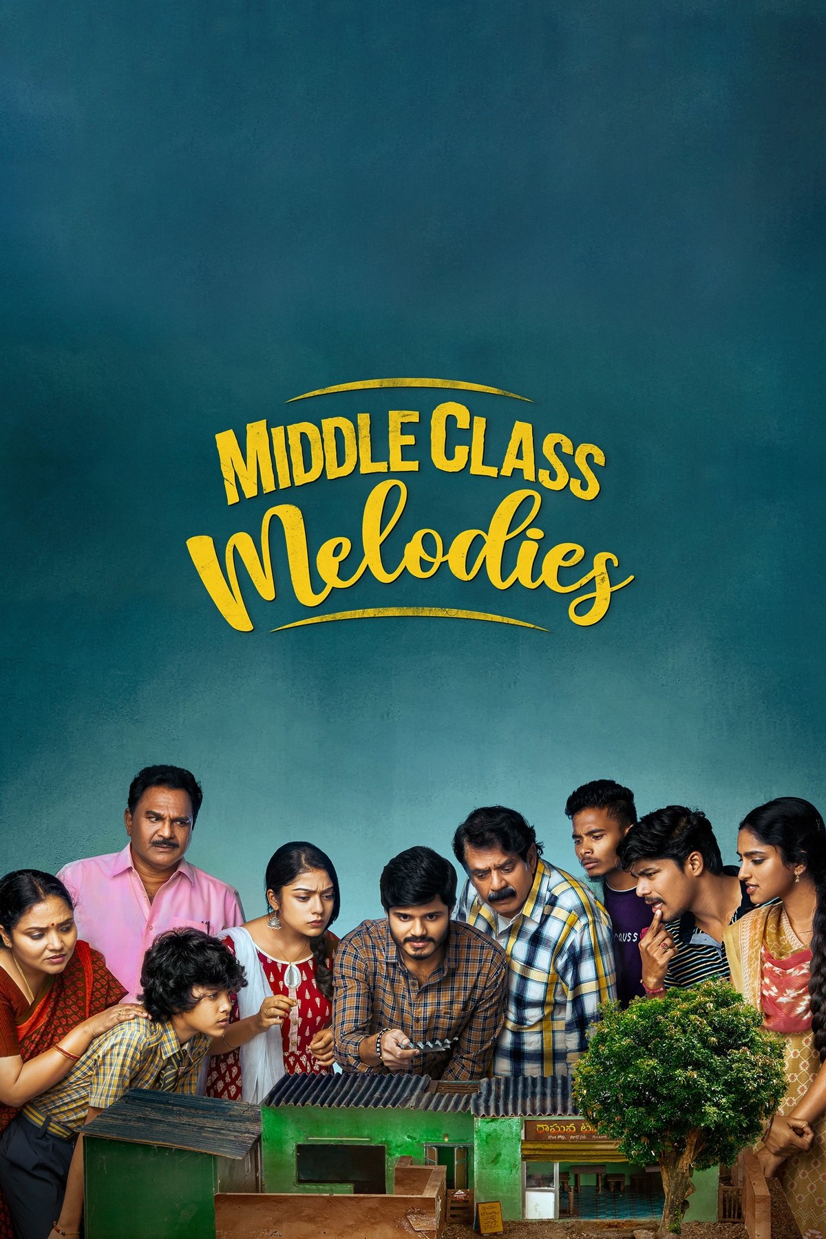 Middle Class Melodies Hindi Dubbed Movie Poster (2020)