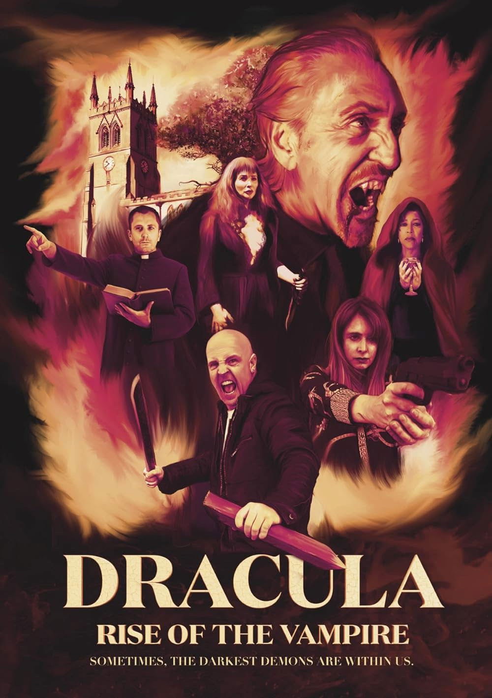 Dracula: Rise of the Vampire Hindi Dubbed Movie Poster (2025)