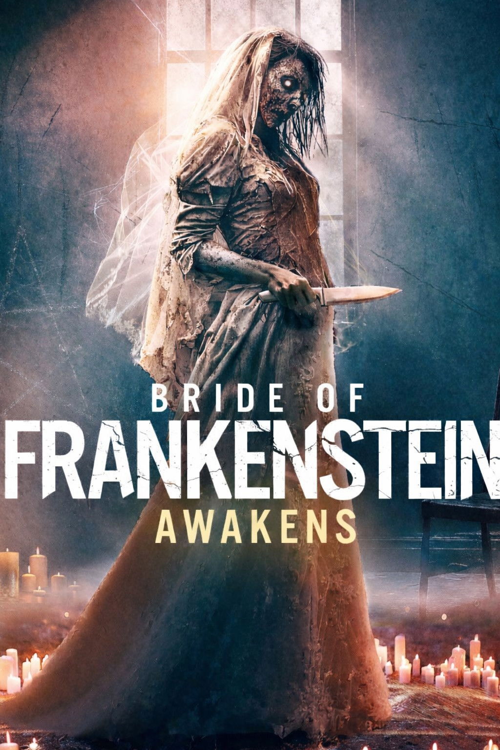 Bride of Frankenstein Awakens Hindi Dubbed Movie Poster (2026)