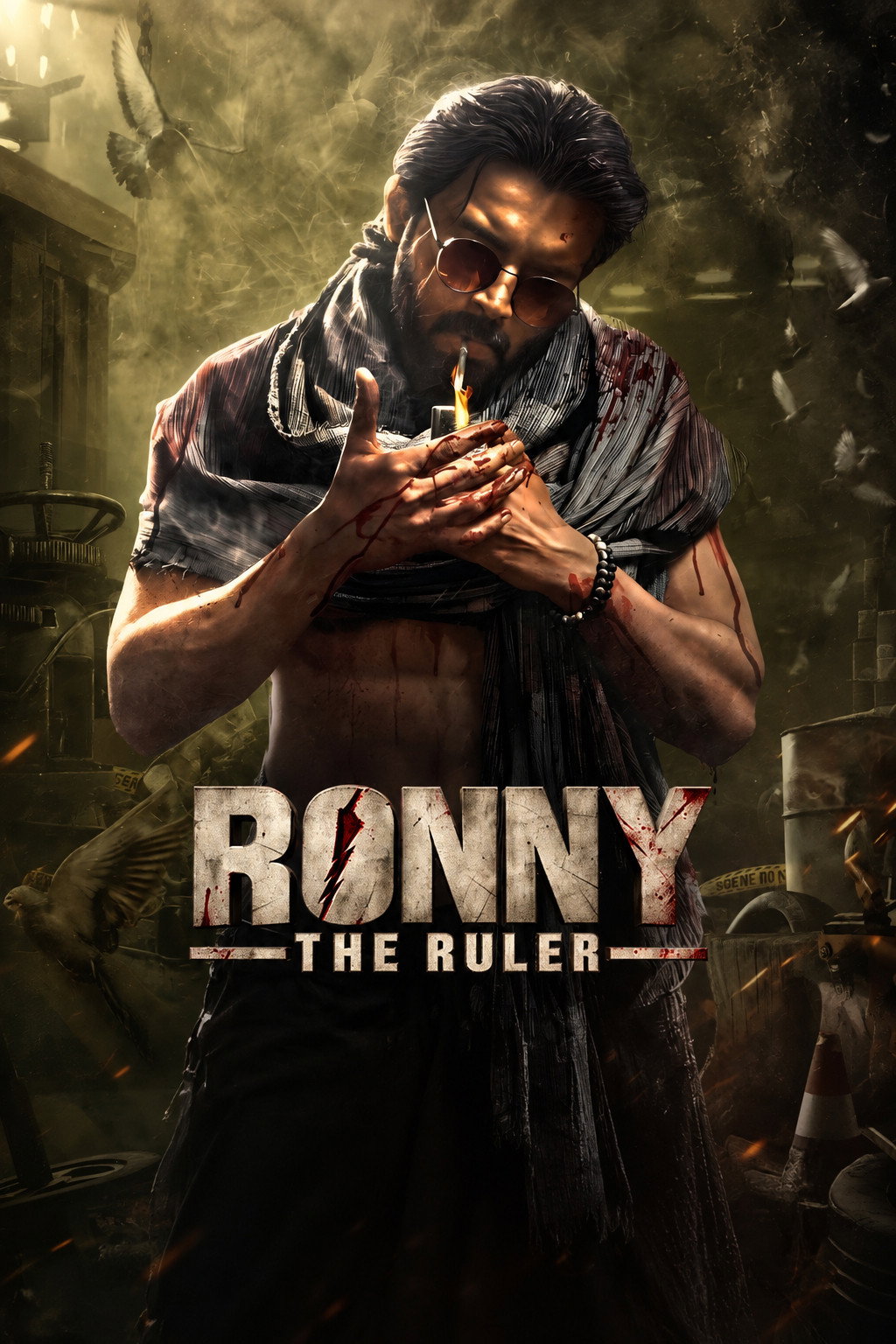 Rony - The Ruler Hindi Dubbed Movie Poster (2024)