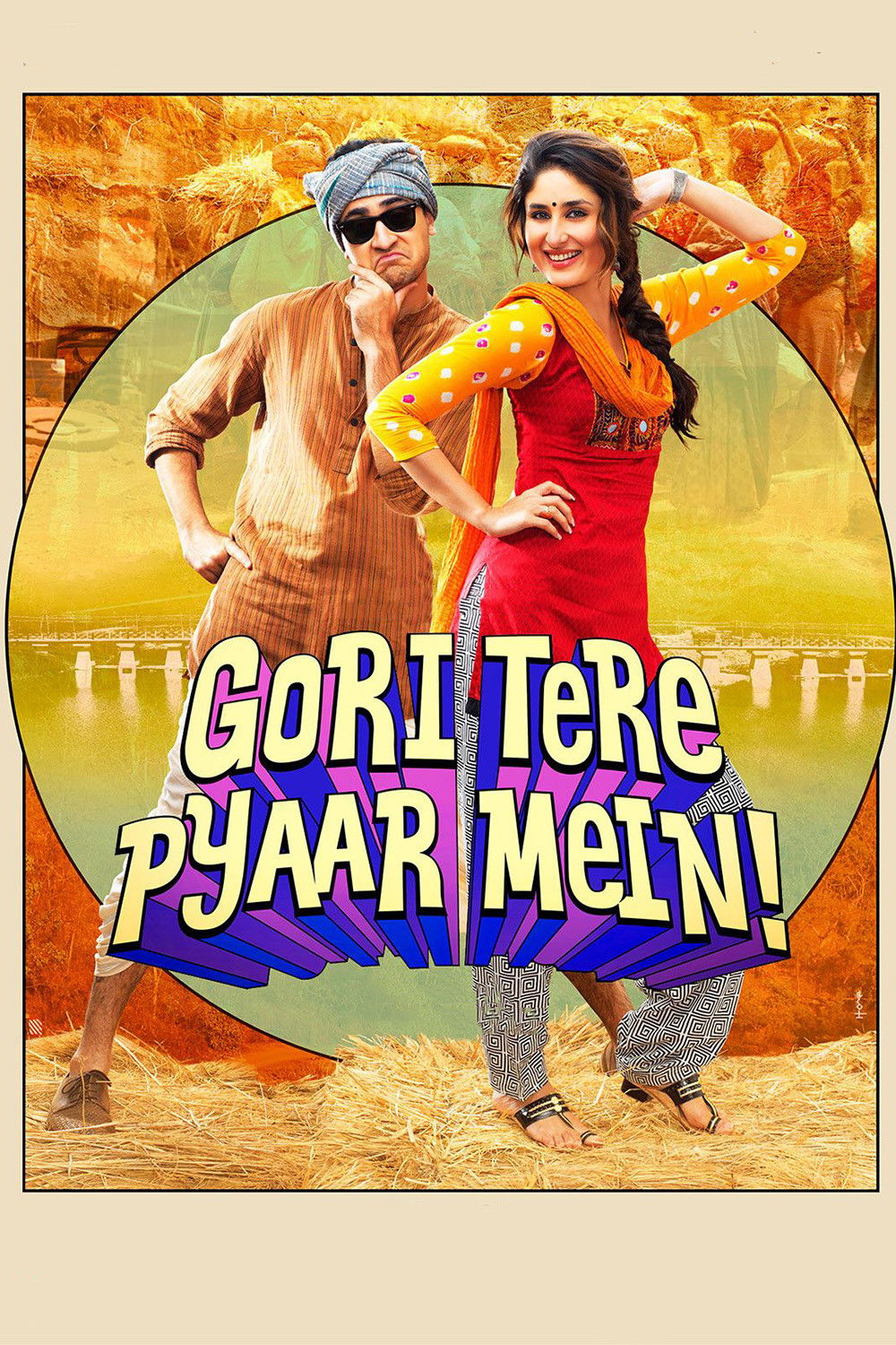 Gori Tere Pyaar Mein Hindi Dubbed Movie Poster (2013)